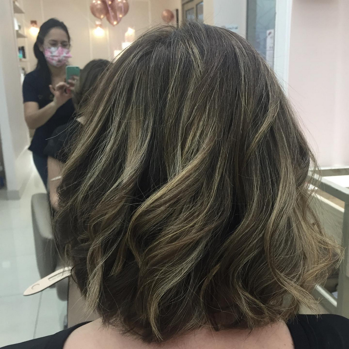 Short Messy Hair With Balayage