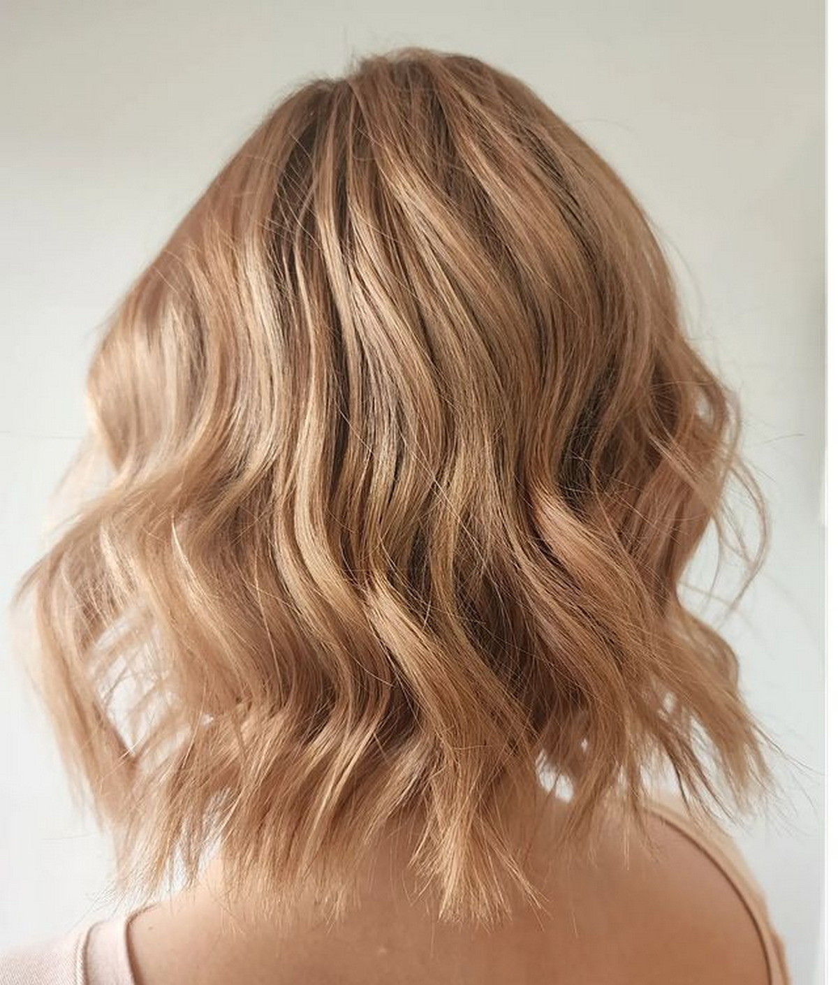 Strawberry Blonde with Honey Highlights