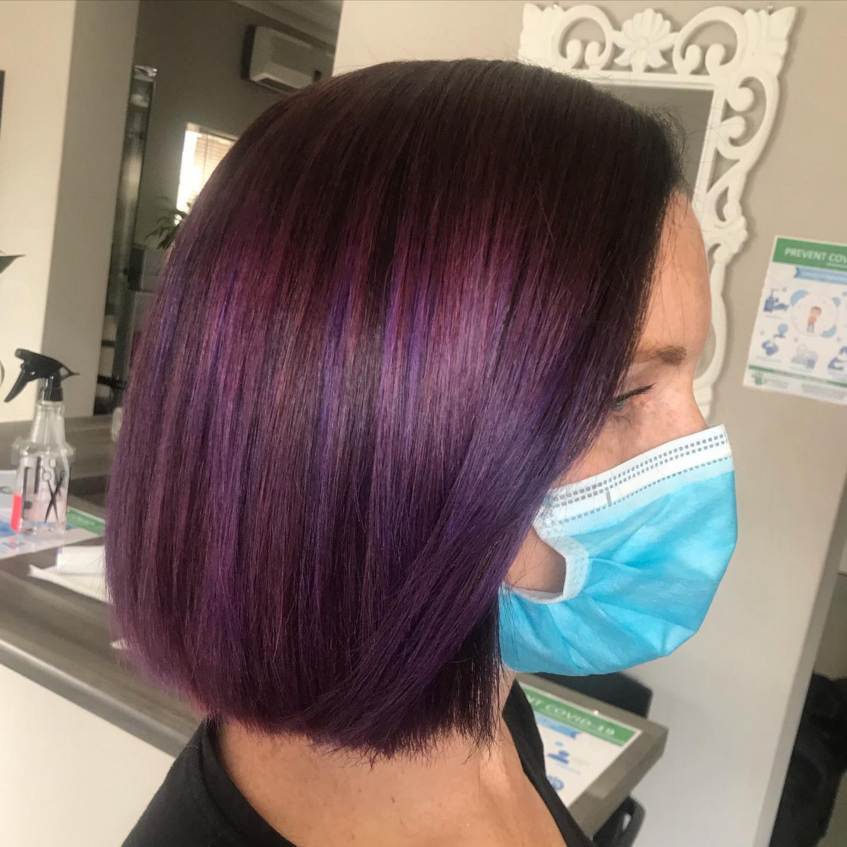Warm Purple Hair