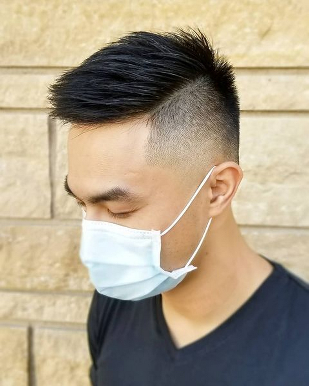Classic Comb Over With A Fade