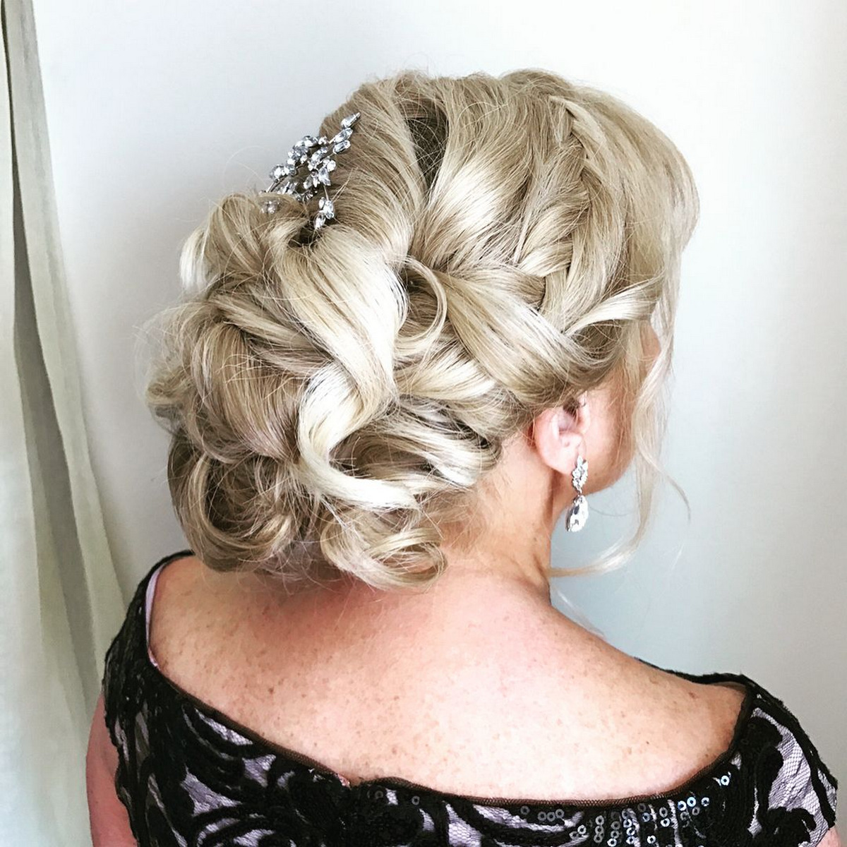 Elegant Updo with Soft Curls