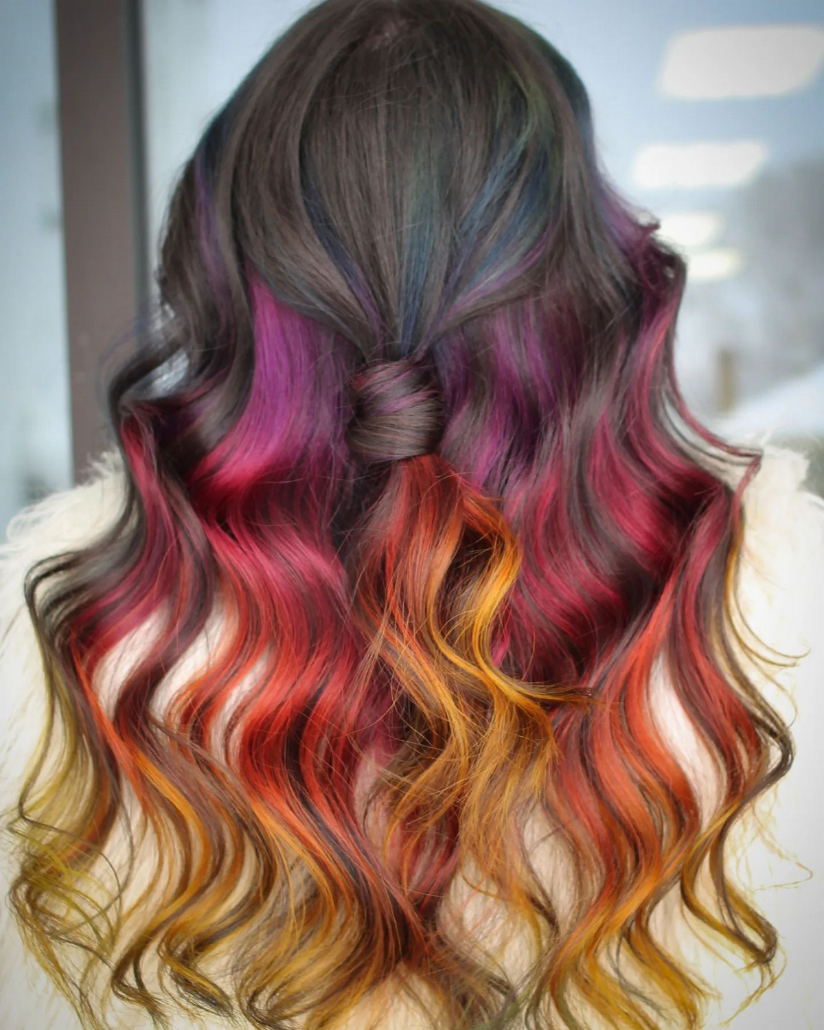 Rainbow Balayage