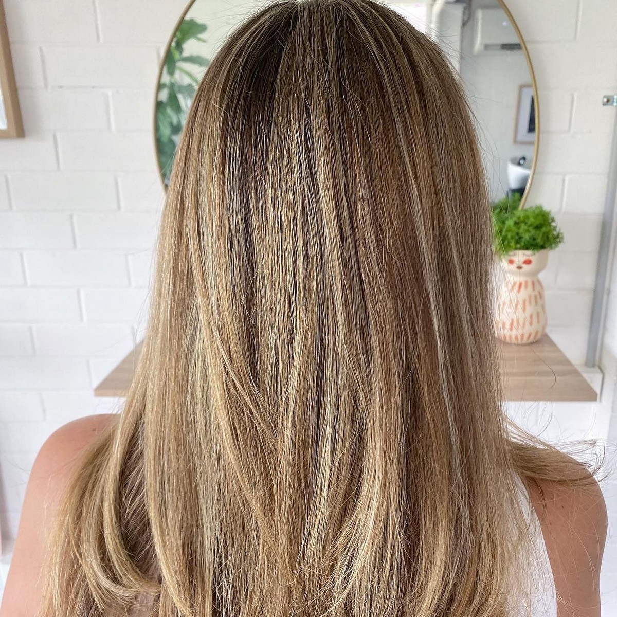 Scattered Bronde Highlights