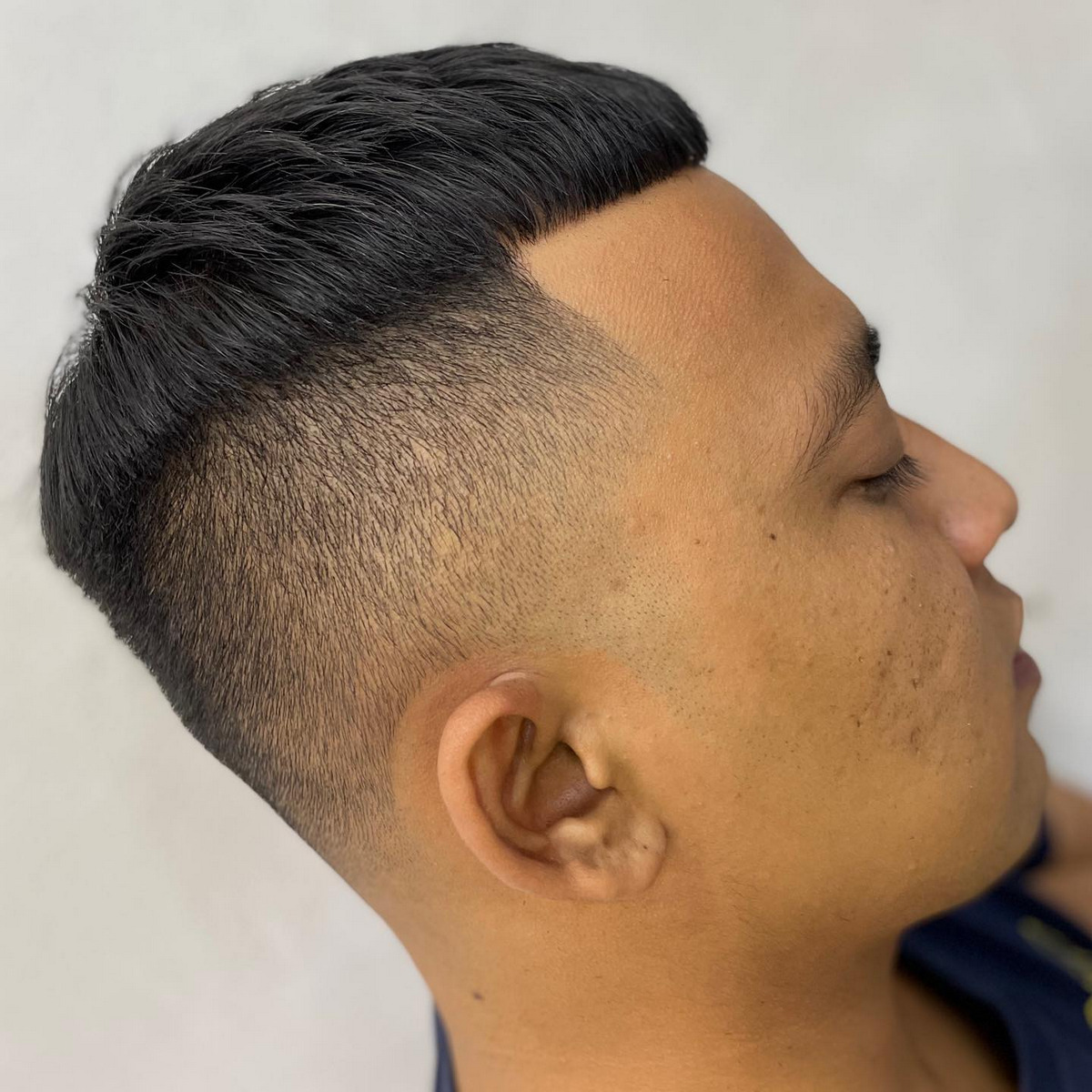 Short Blowout Taper Fade
