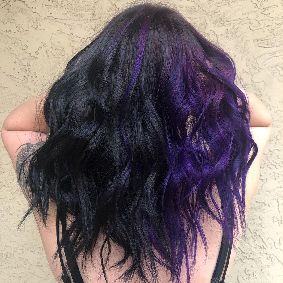 Subtle and Stylish Purple Hair