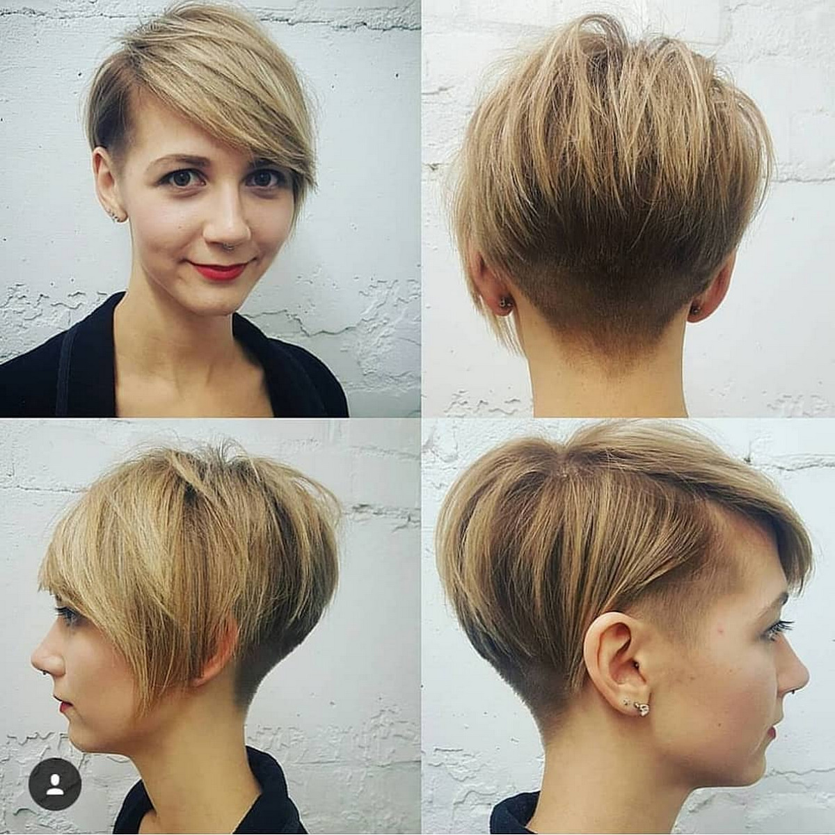 Undercut With Short Messy Hair