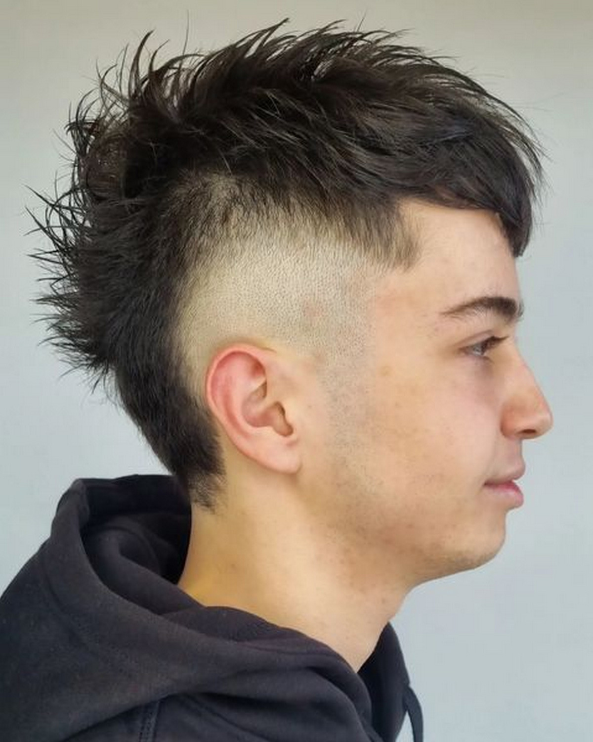 Faux Hawk Mullet