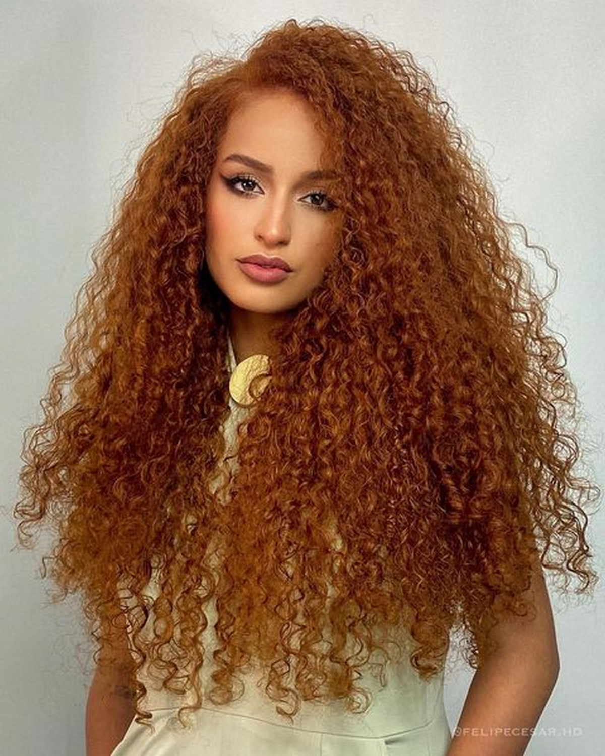 Long Premlock Brown Ginger Hair