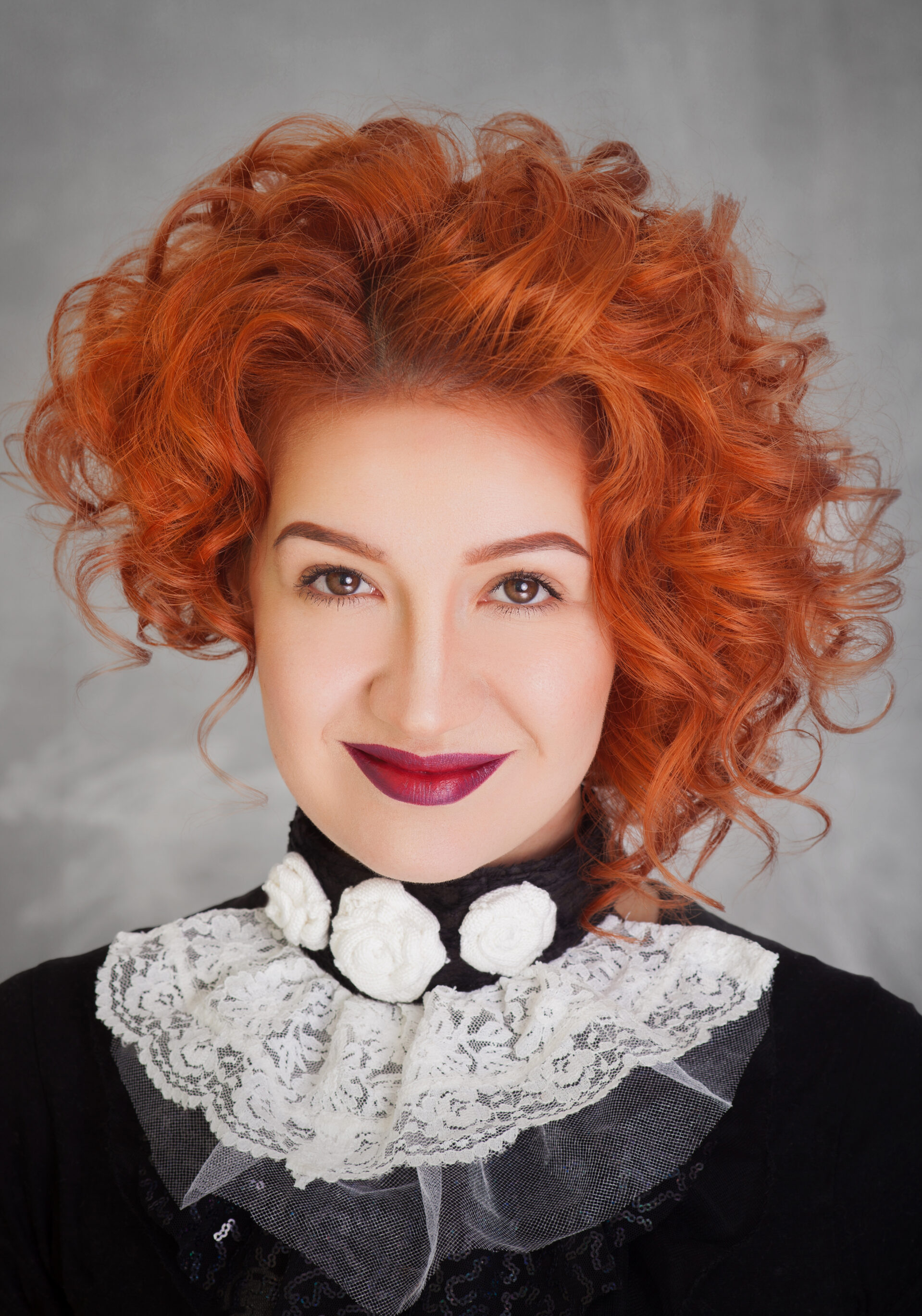 Short Curly Red Hair