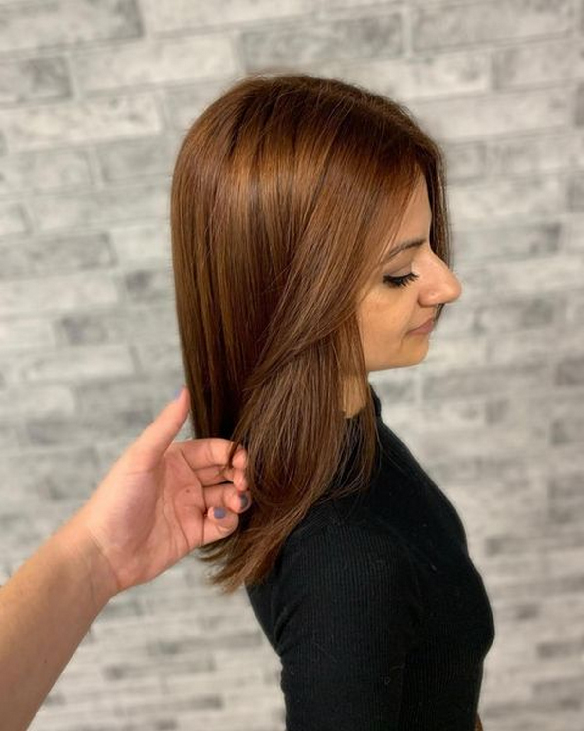 Shoulder-Length Blonde Cinnamon