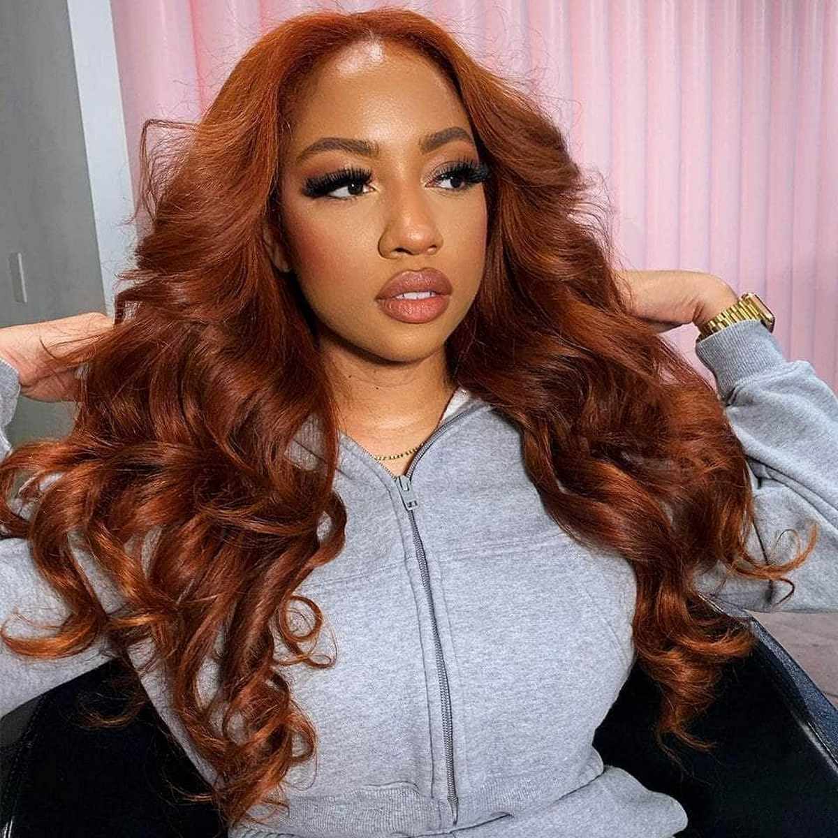 Cinnamon Brown Hair
