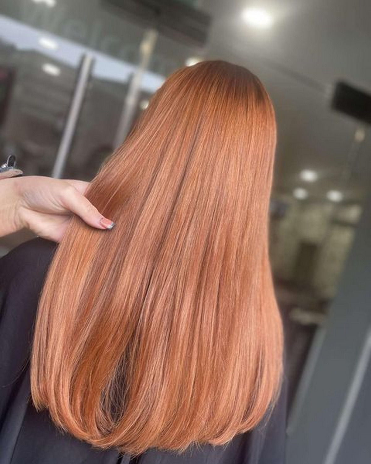 Copper Hair and Strawberry Blonde Highlights