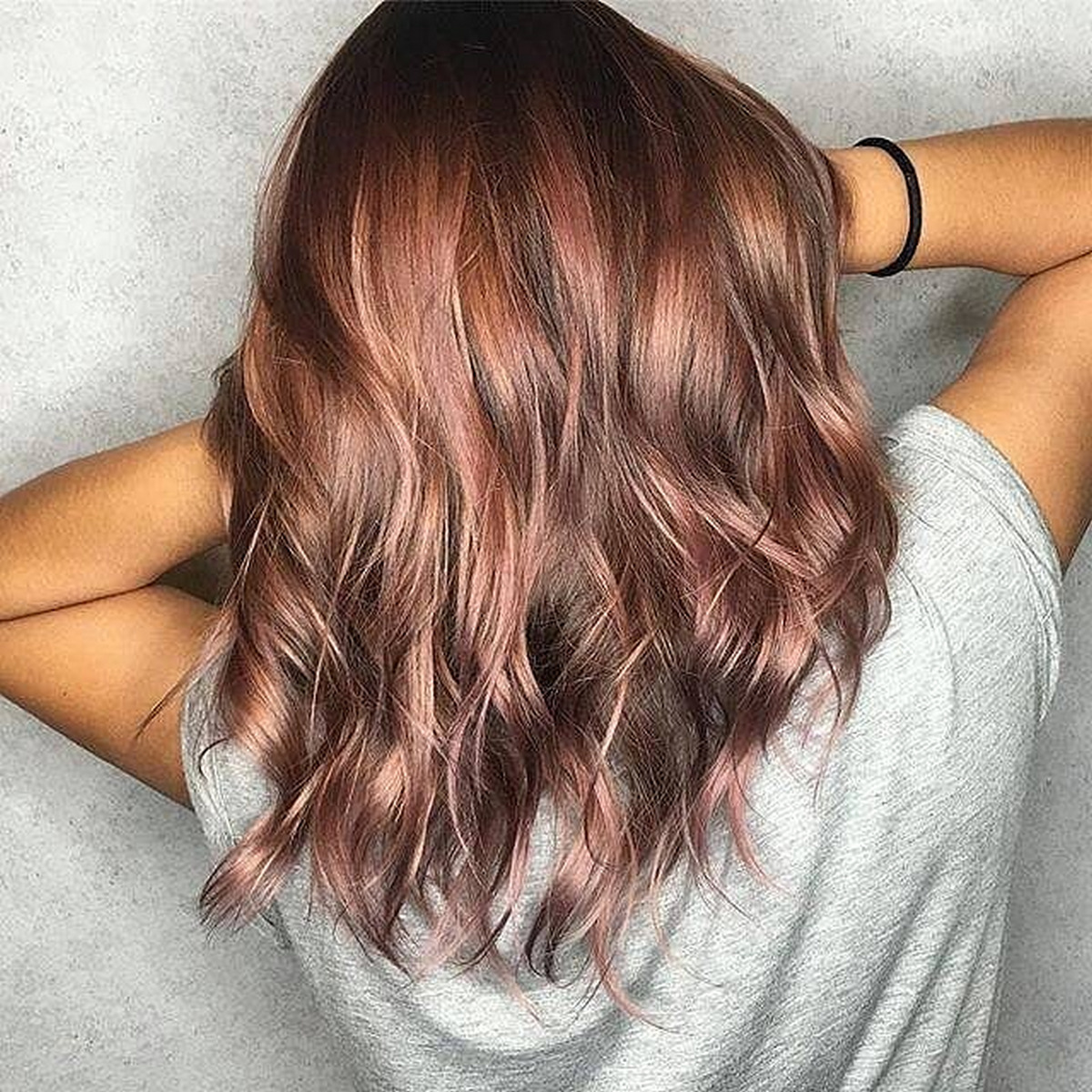 Metallic Rose Brown