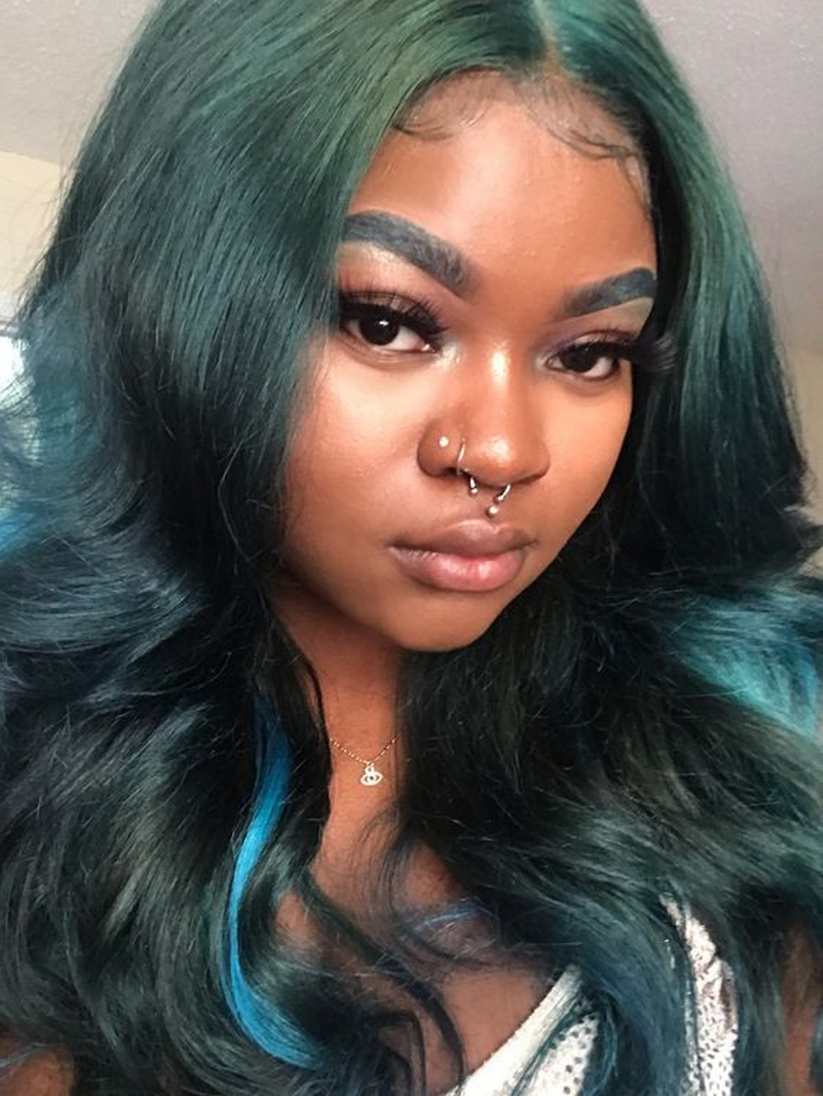 Moss Green Hair