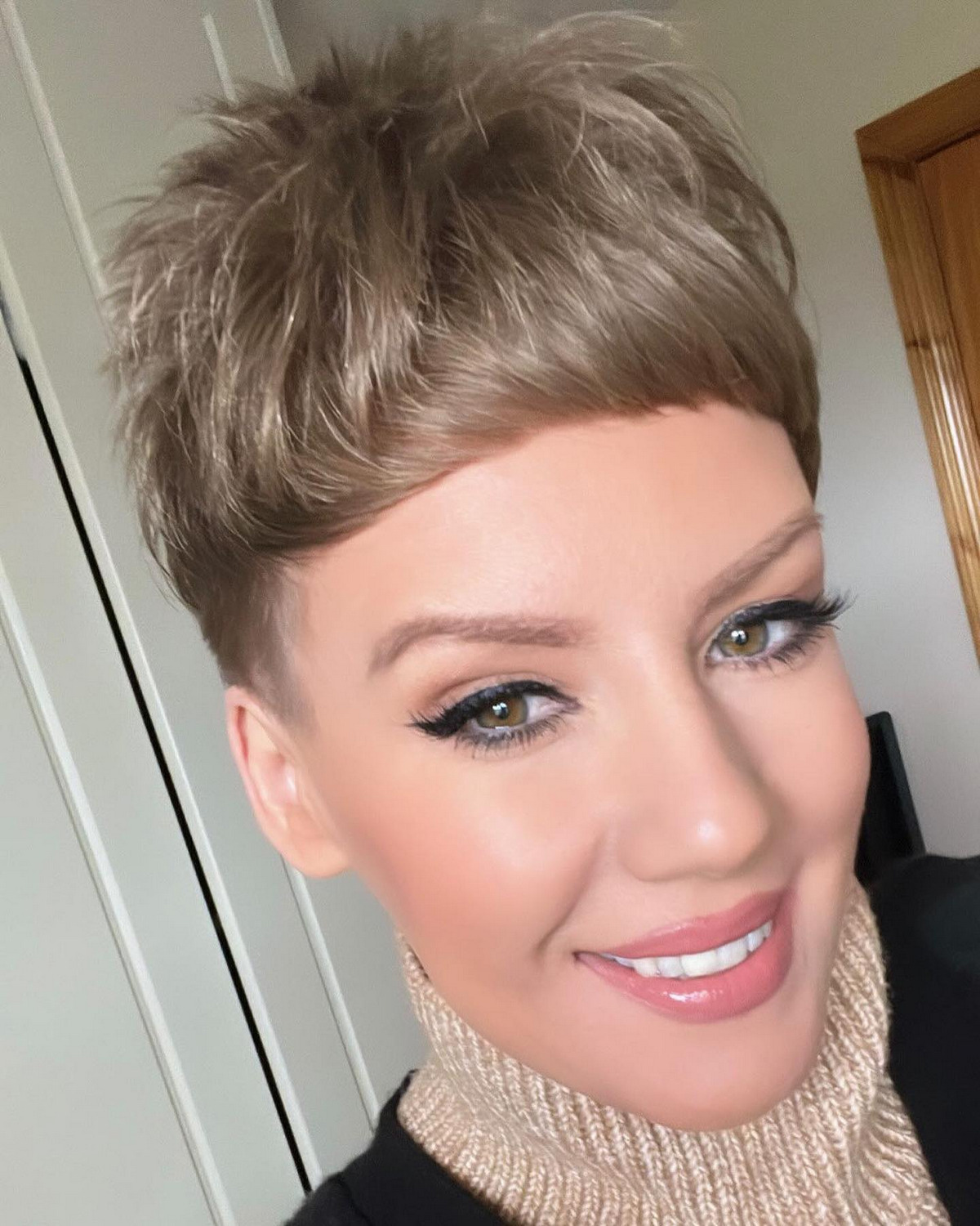 Short Pixie With Short Bangs