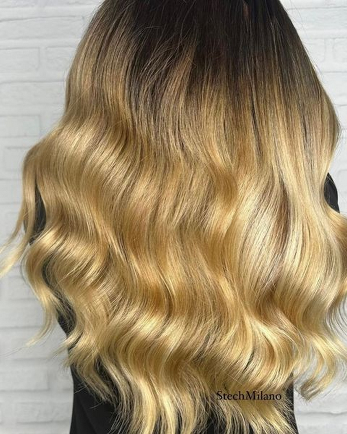 Blonde To Champagne Ombre Hair