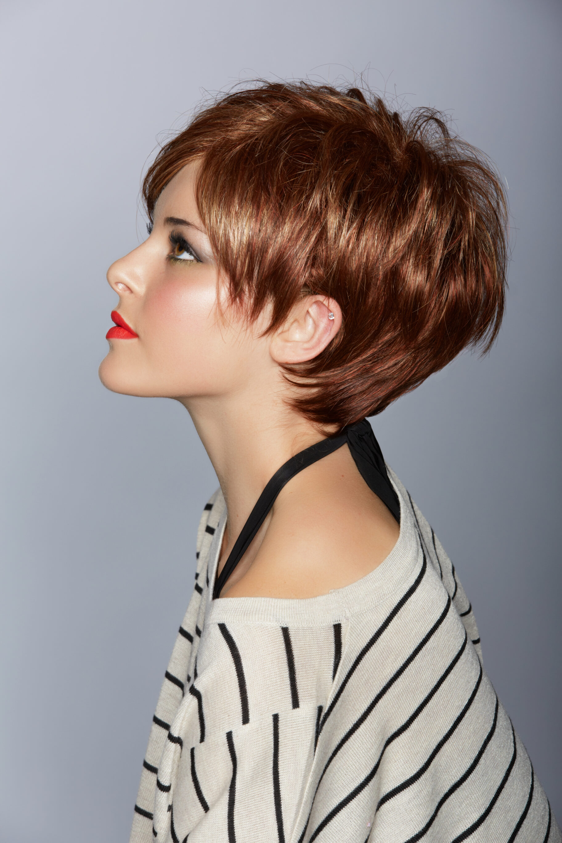 Cinnamon Brown Bob Hair