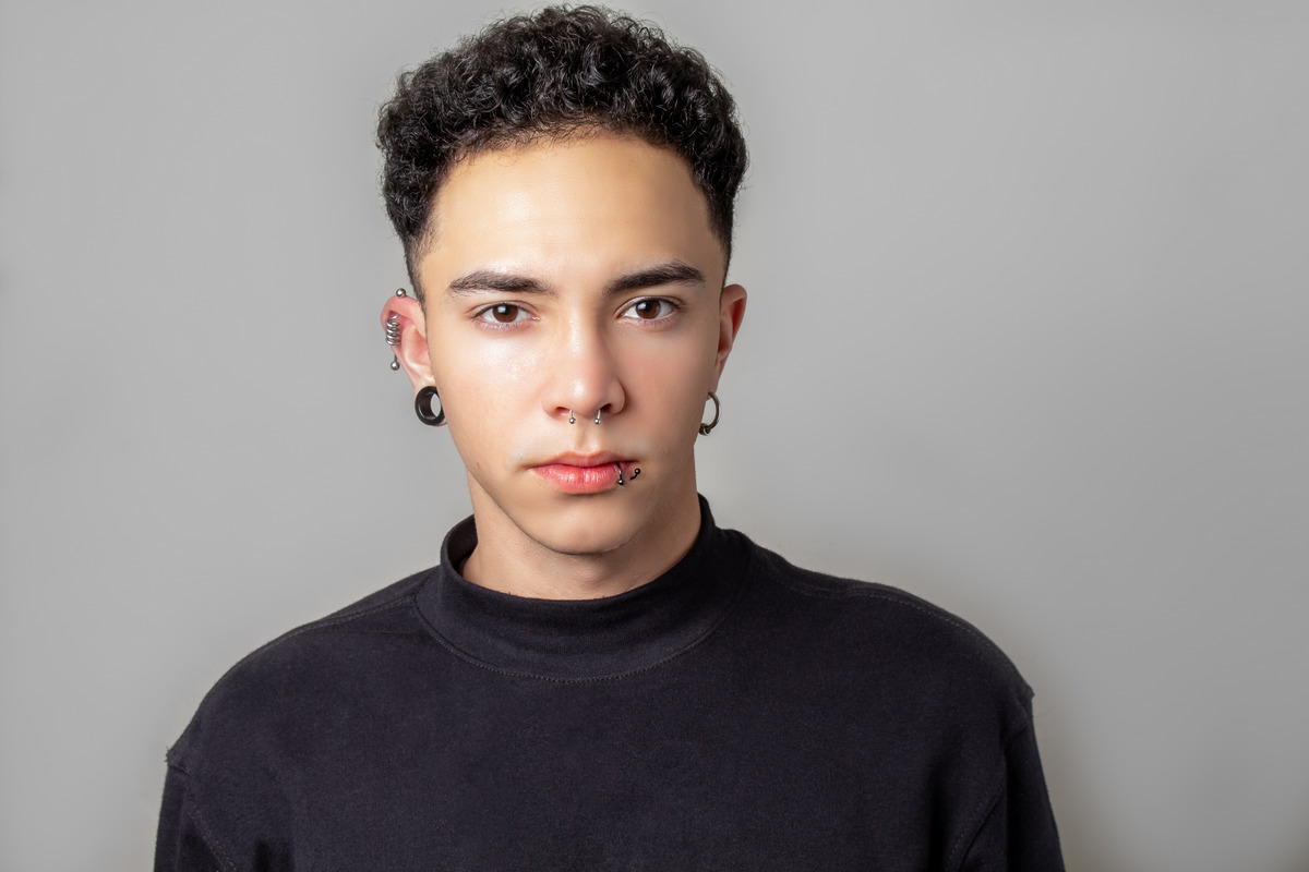 Curly Taper Fade