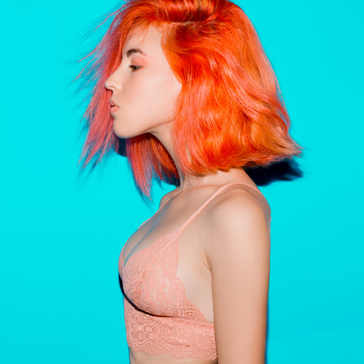 Short Orange Hair