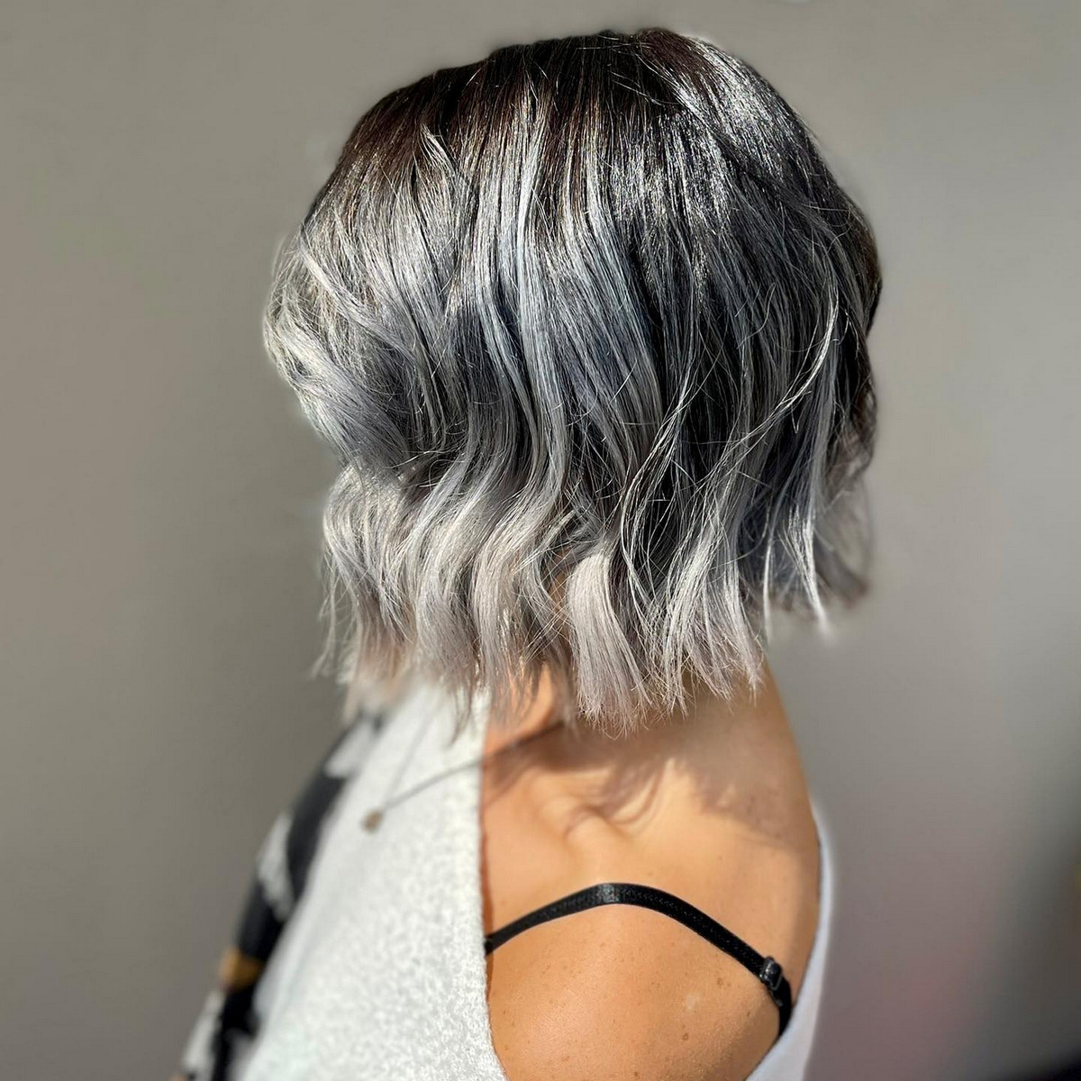 Silver Ombre Hair