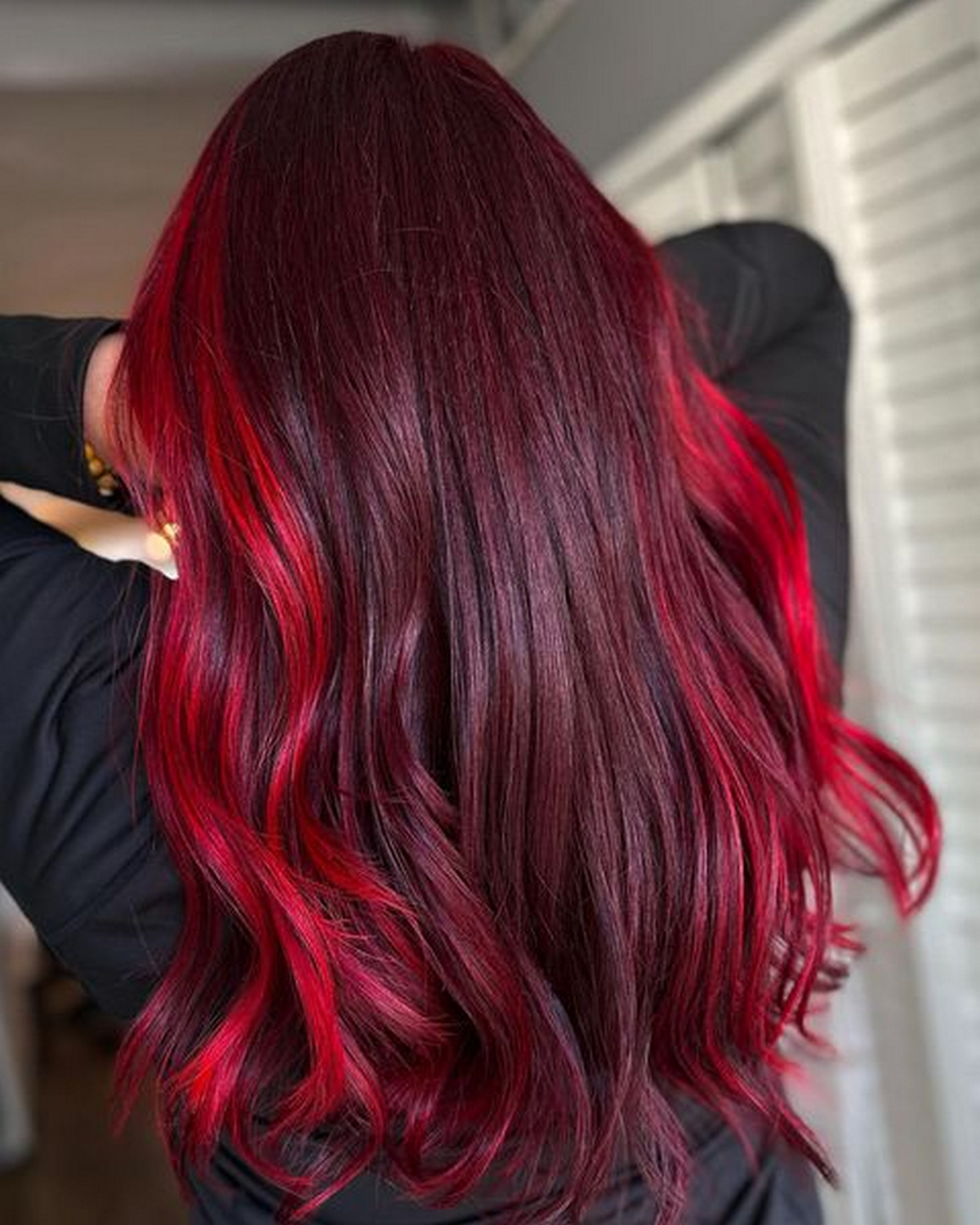 Red Ombre Hair