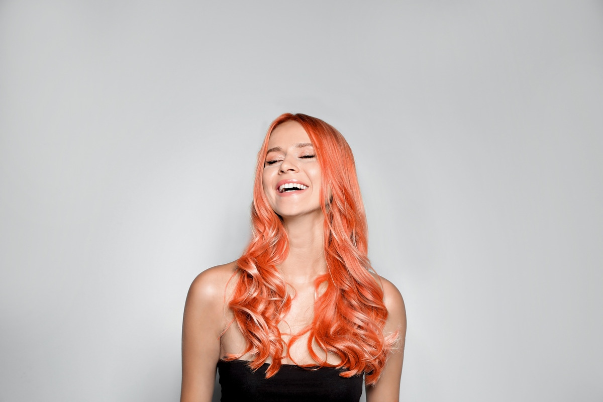 Light, Long Orange Hair