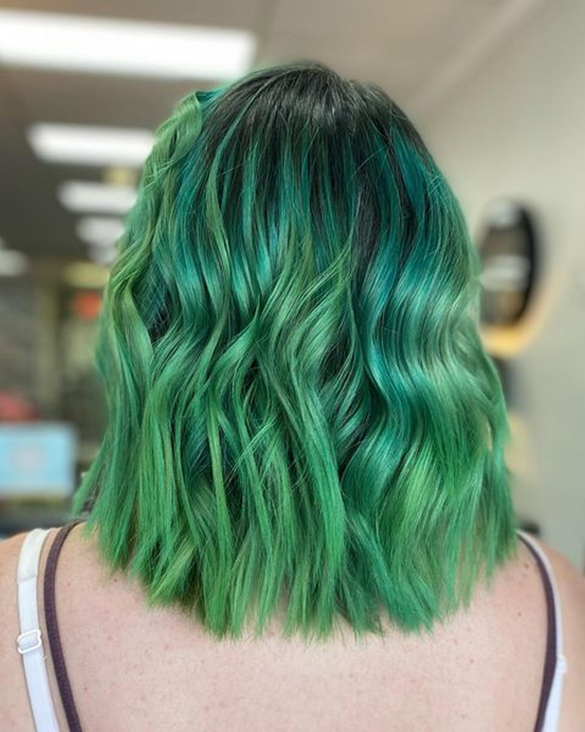 Green Ombre Hair