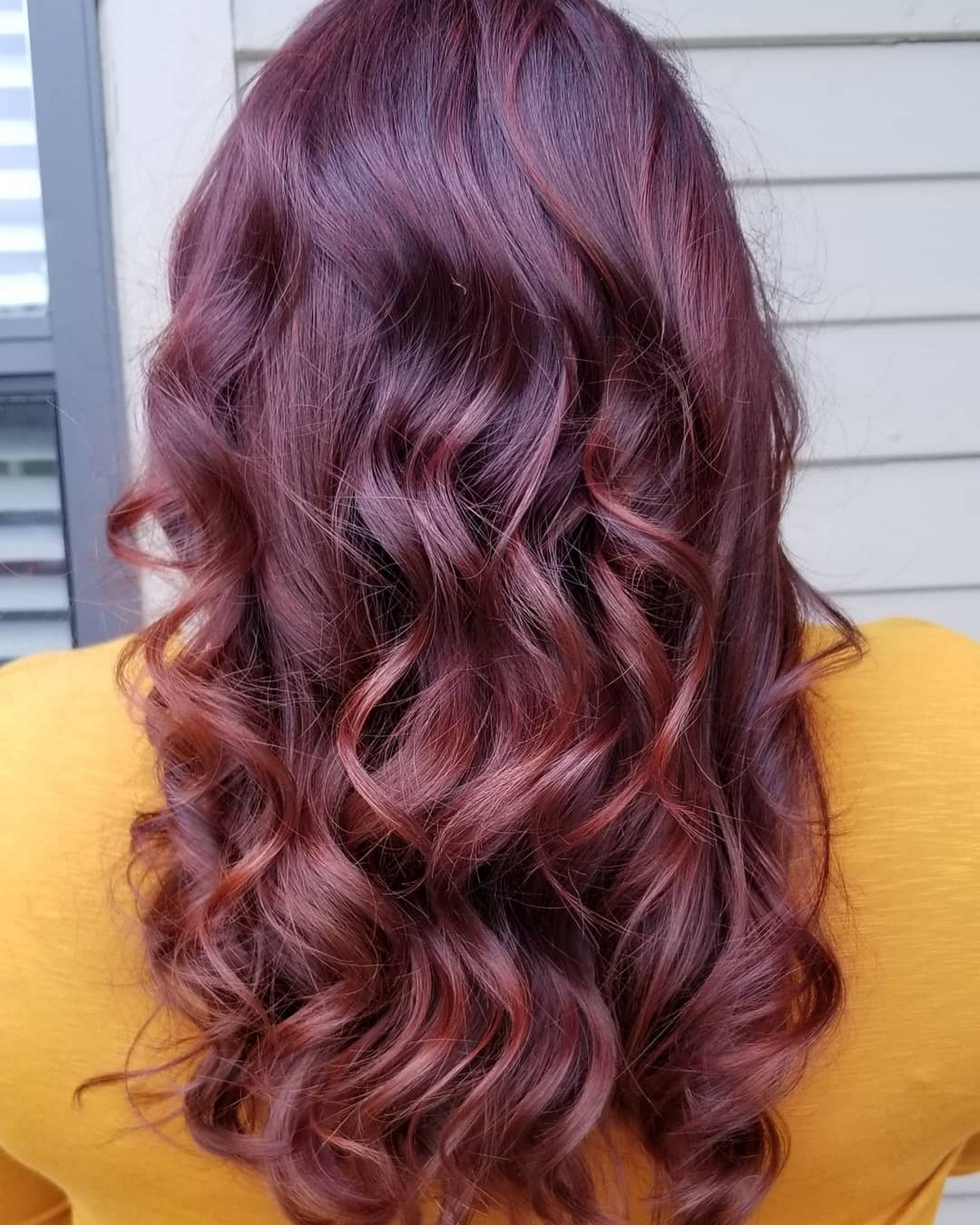 Purple Copper Hair