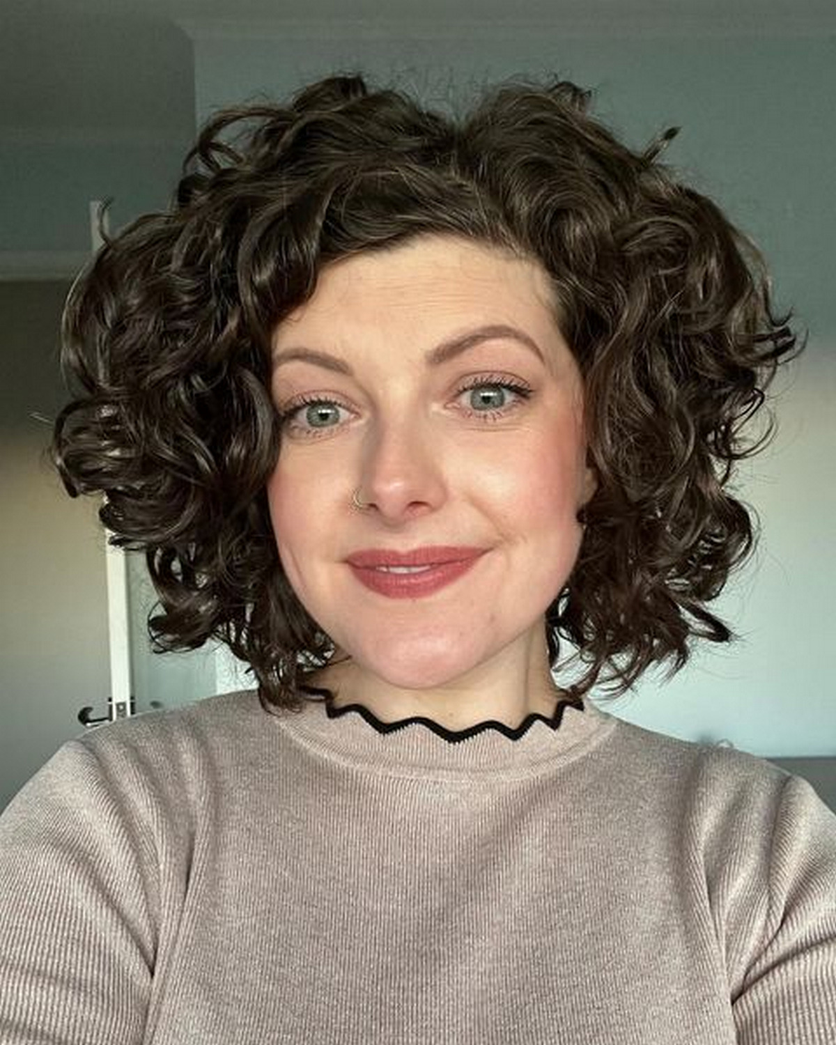 Chin Length Curls