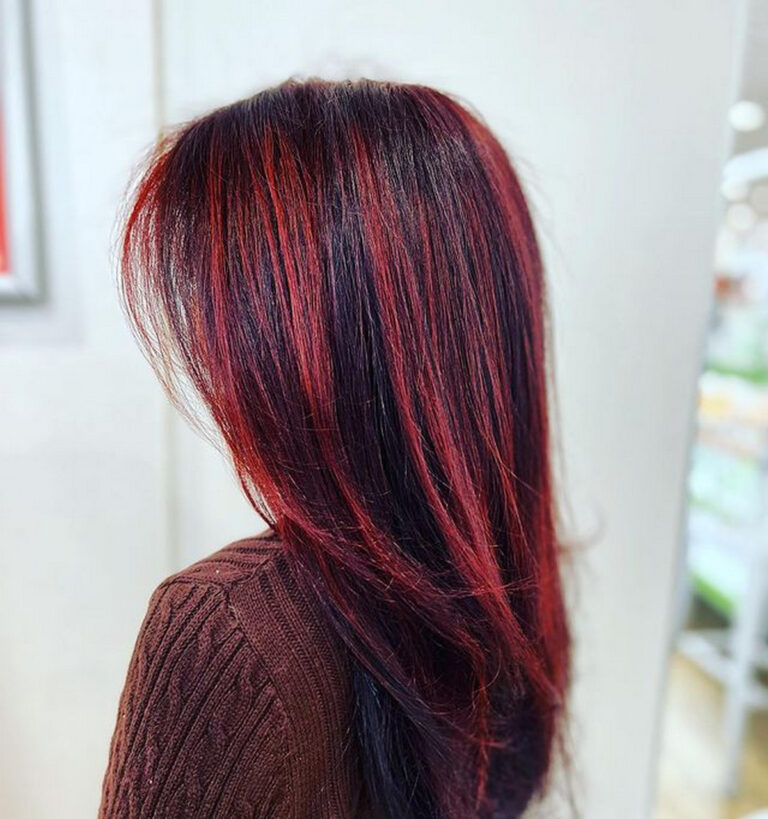 40 Black Hairstyles with Red Highlights That Pop Hood MWR