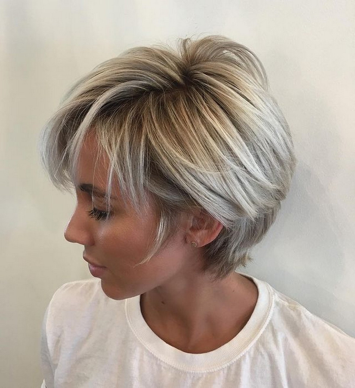 Blonde Balayage Pixie