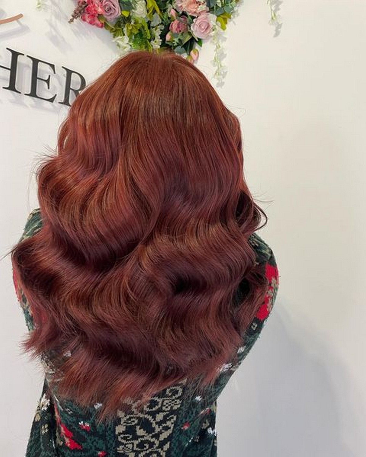 Deep Auburn Hair