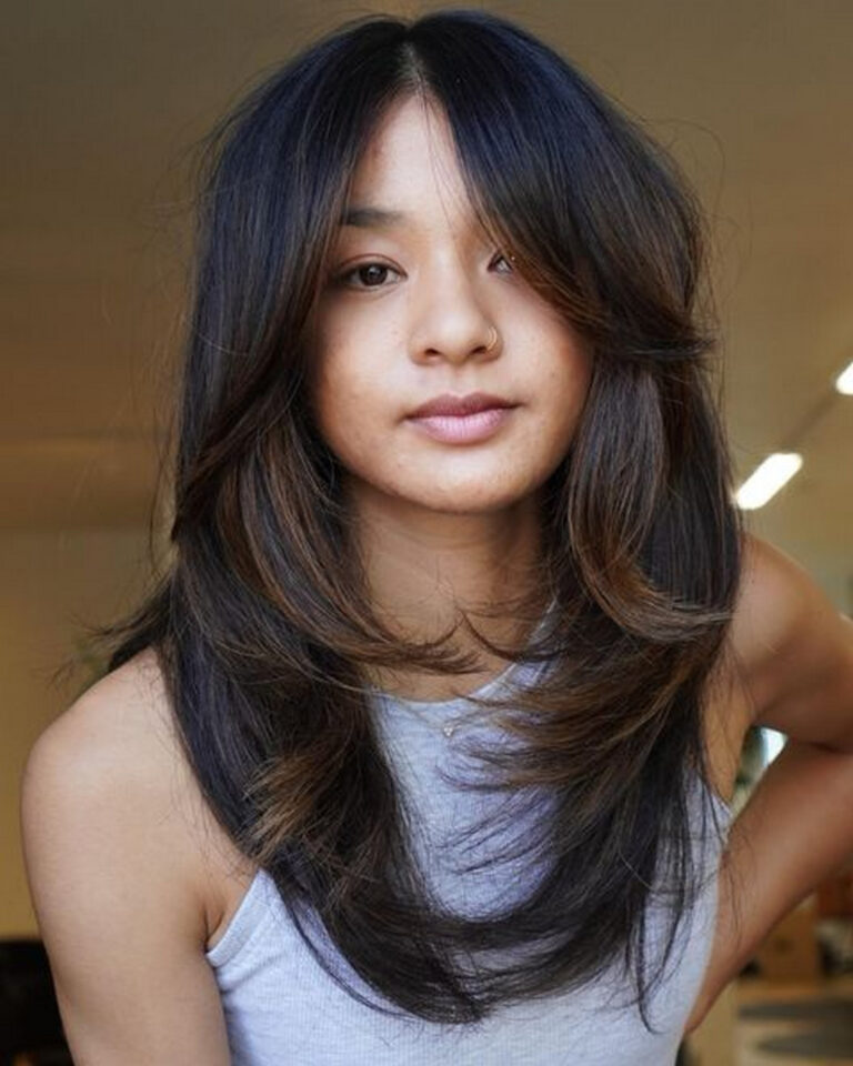 65 Flattering Bangs for Round Faces FaceFraming Perfection Hood MWR