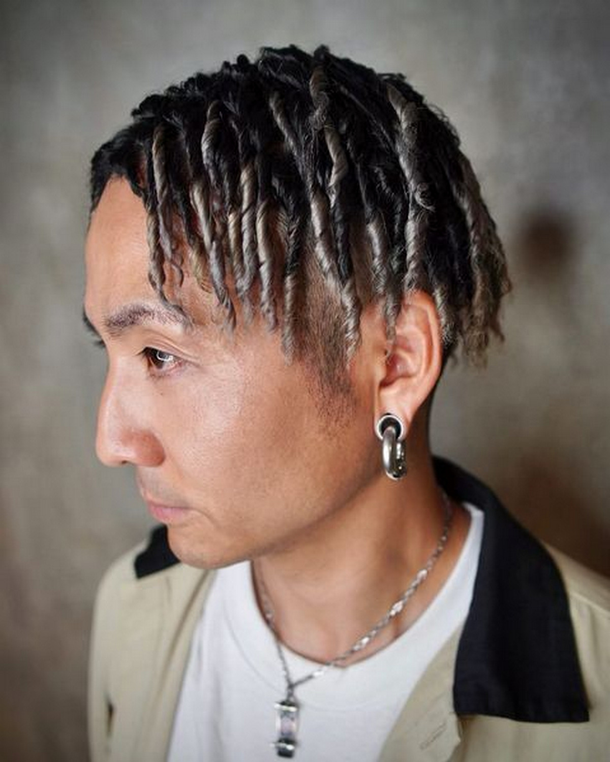 Medium Locs With Undercut