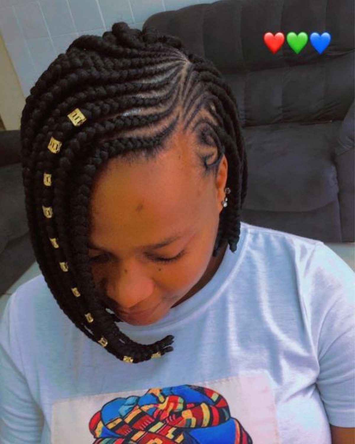 Bob Braids With Accessories
