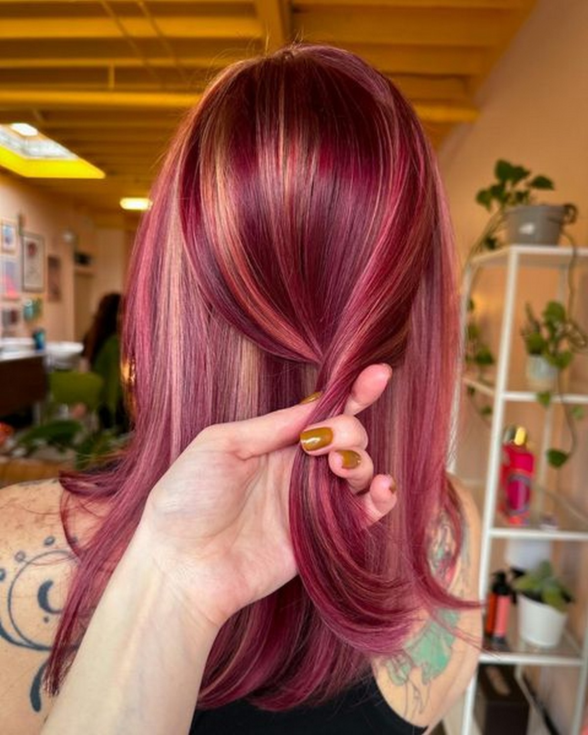 Burgundy Hair