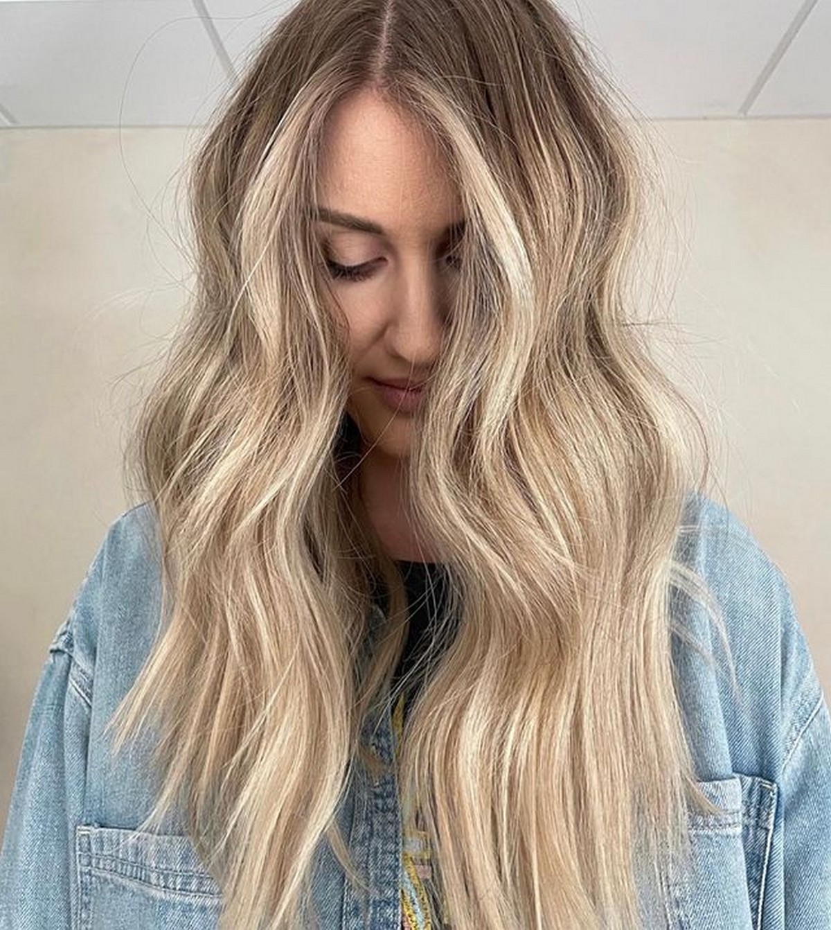 Long Dirty Blonde Hair Balayage