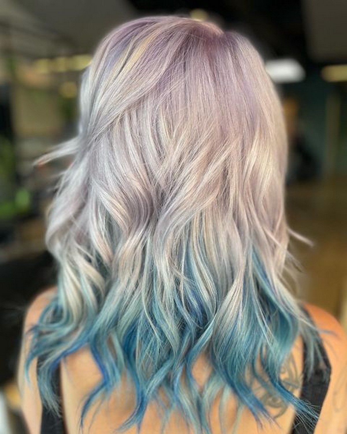 Purple, Blue, and Gray Layers