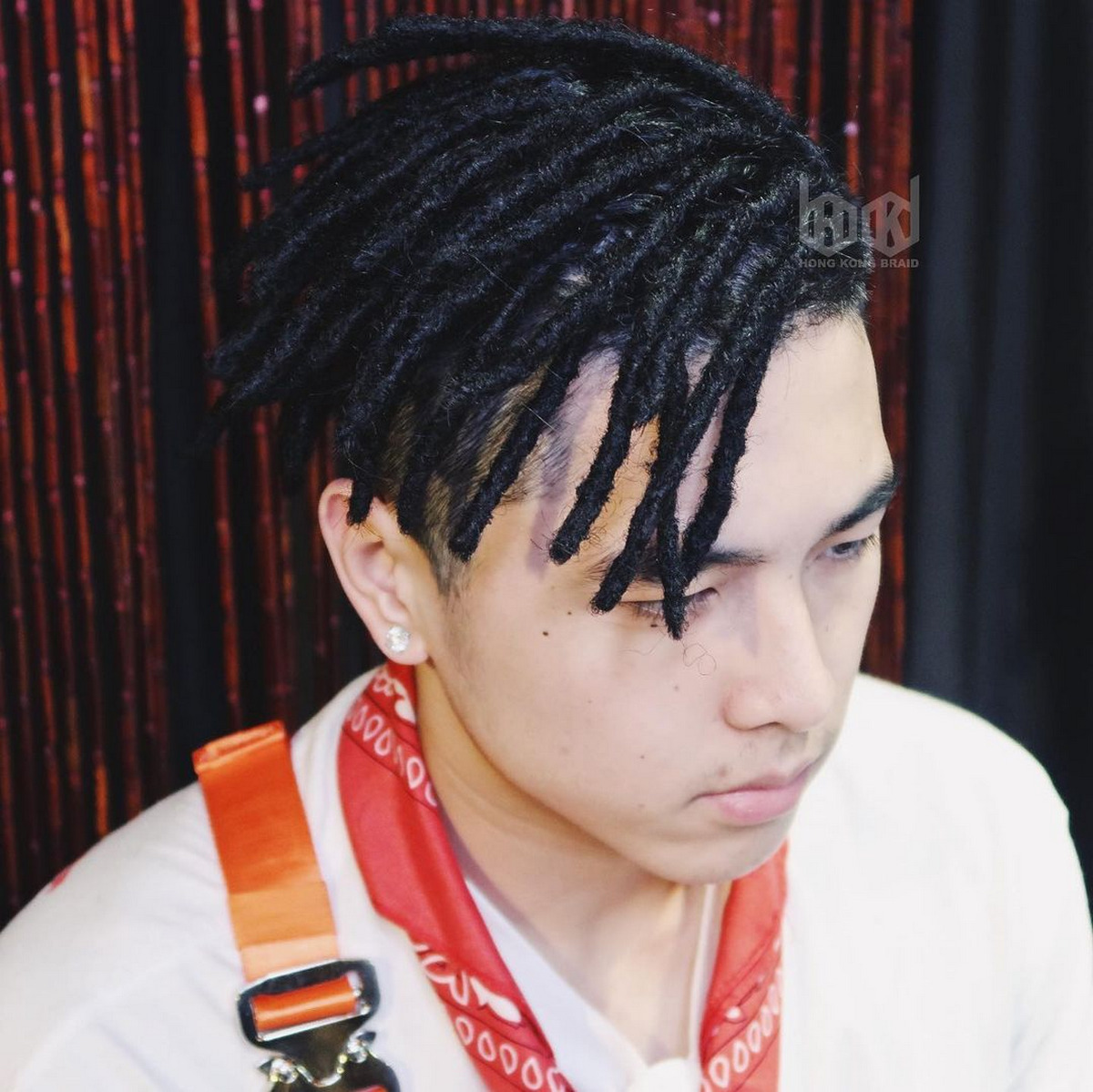 Side-Swept Dreads