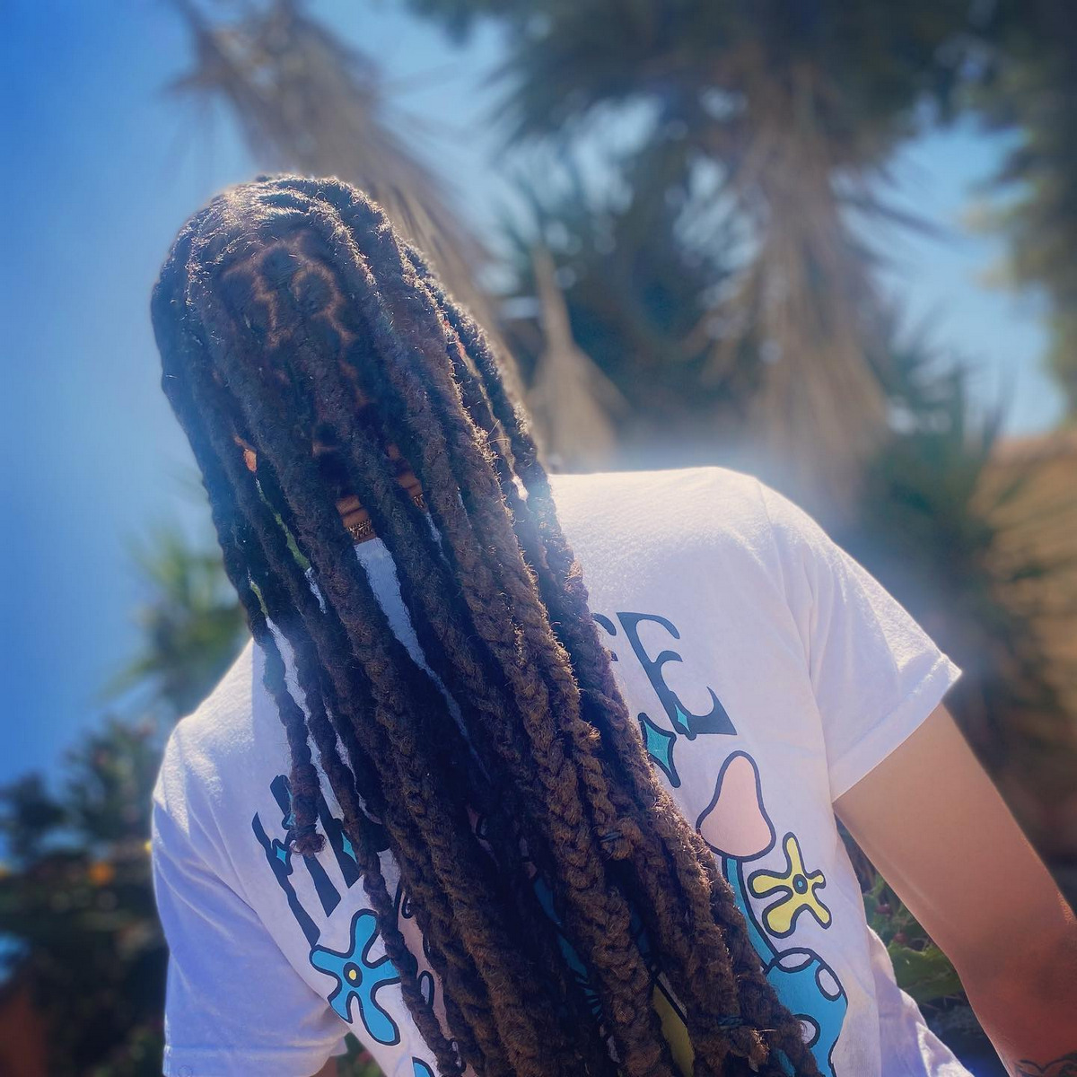 Braid Dreads With Exposed Sides