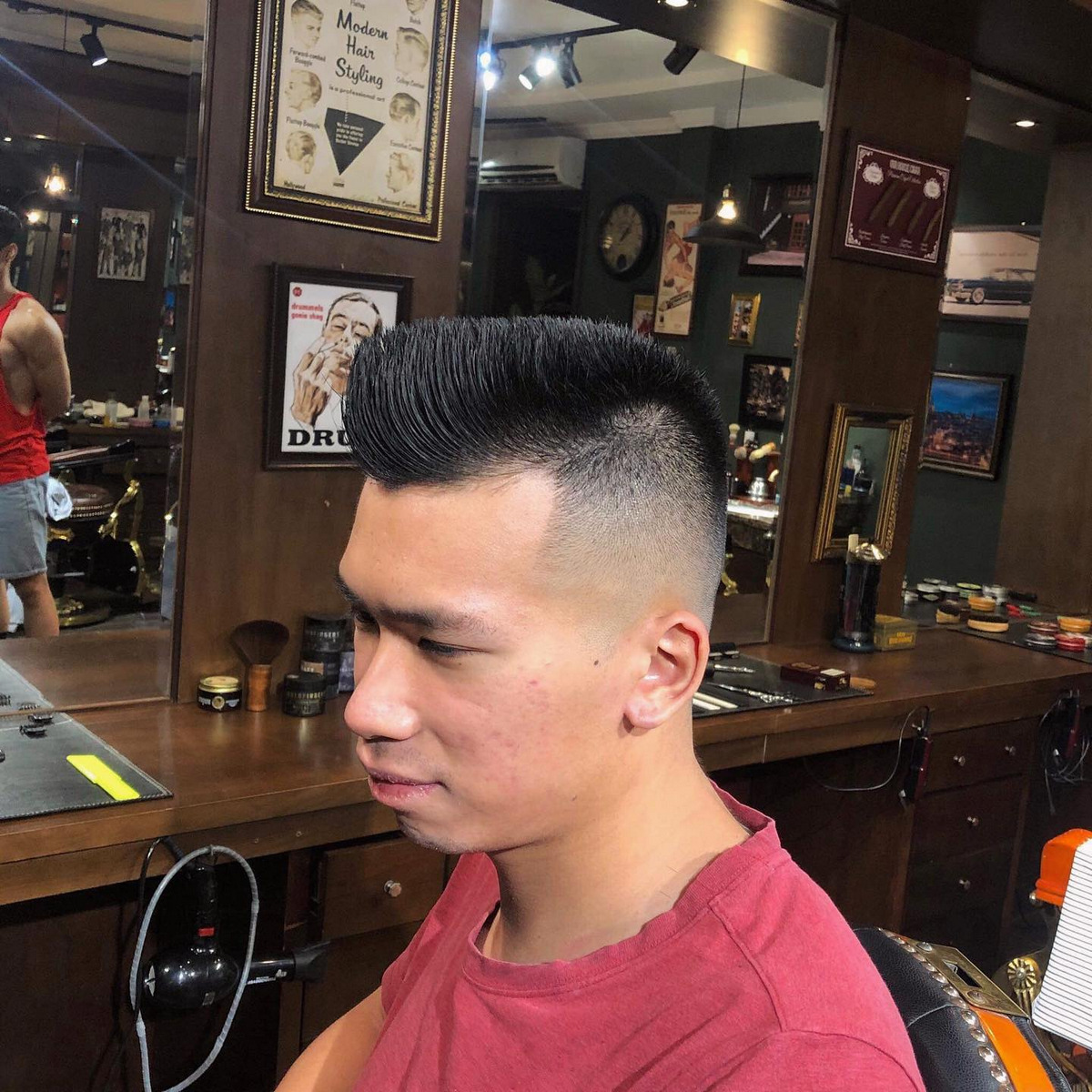 Flat Top Pompadour