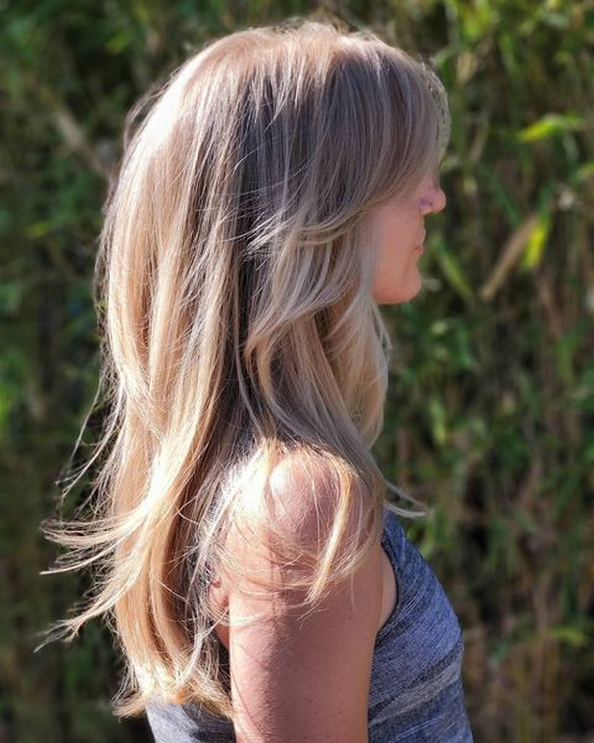 Shaggy Long Hair With Feathers