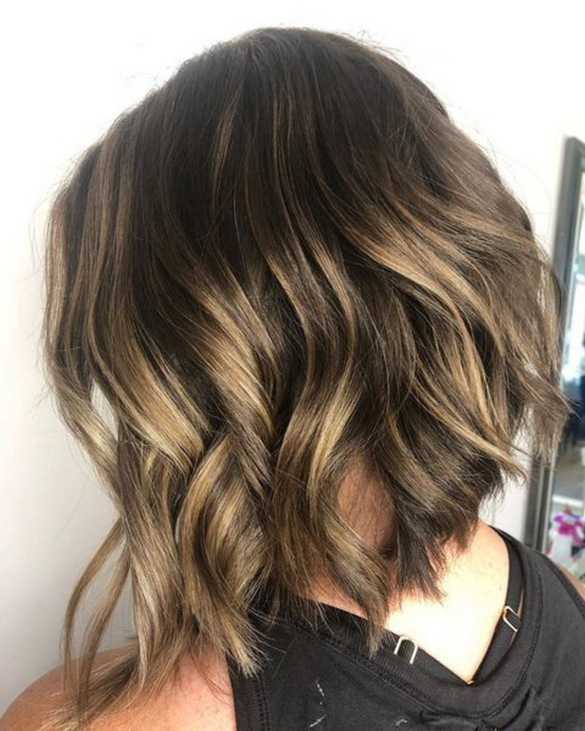 Angled Bob Balayage