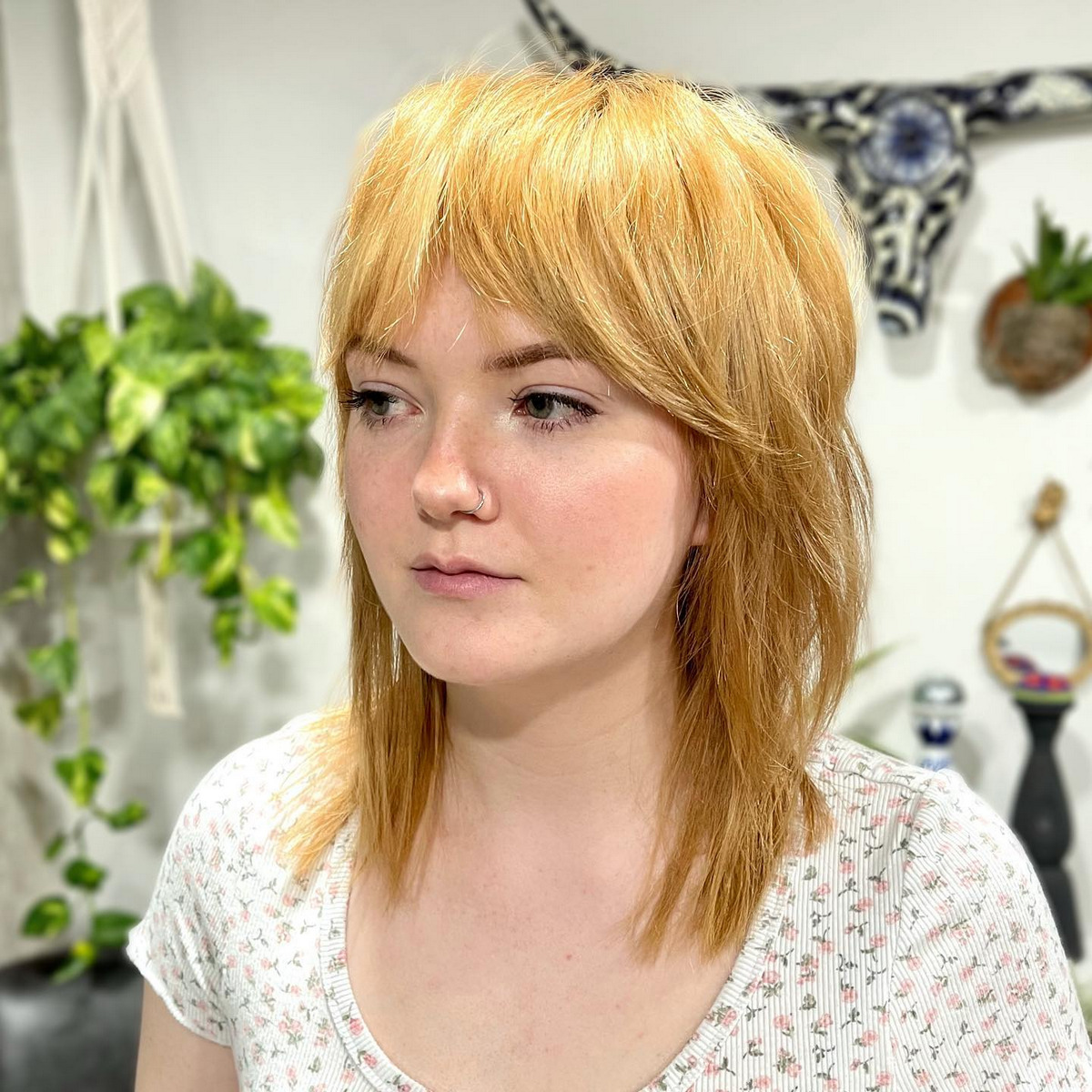 Choppy Bangs Hairstyle