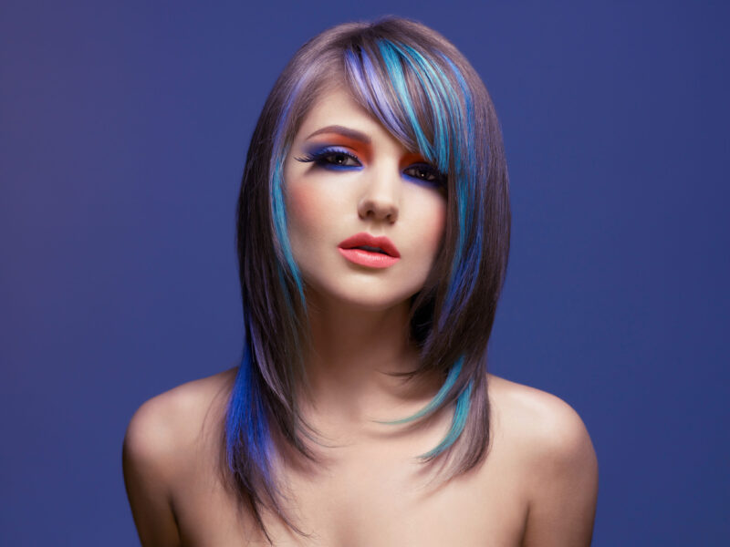 10. Blue Money Piece Hair: The Perfect Summer Hair Trend - wide 8