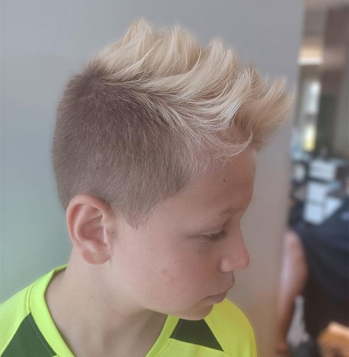 Short Spiky Mohawk Fade