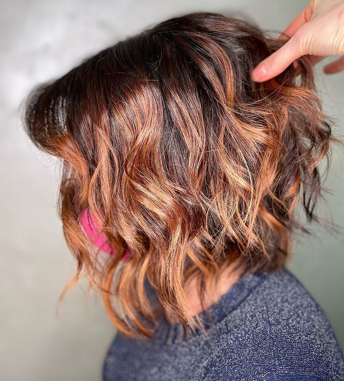 Soft Copper Balayage