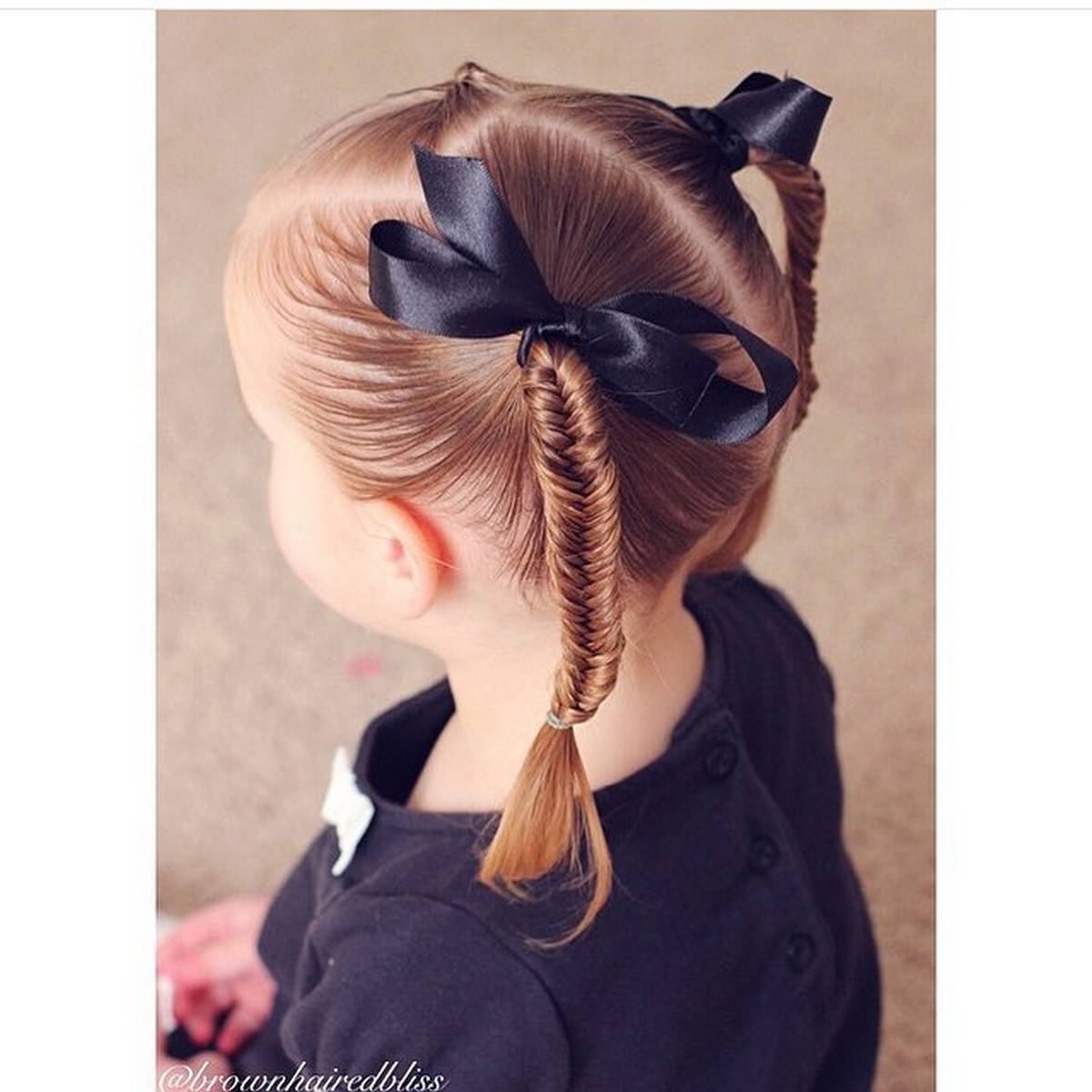 Braided Pigtails Buns