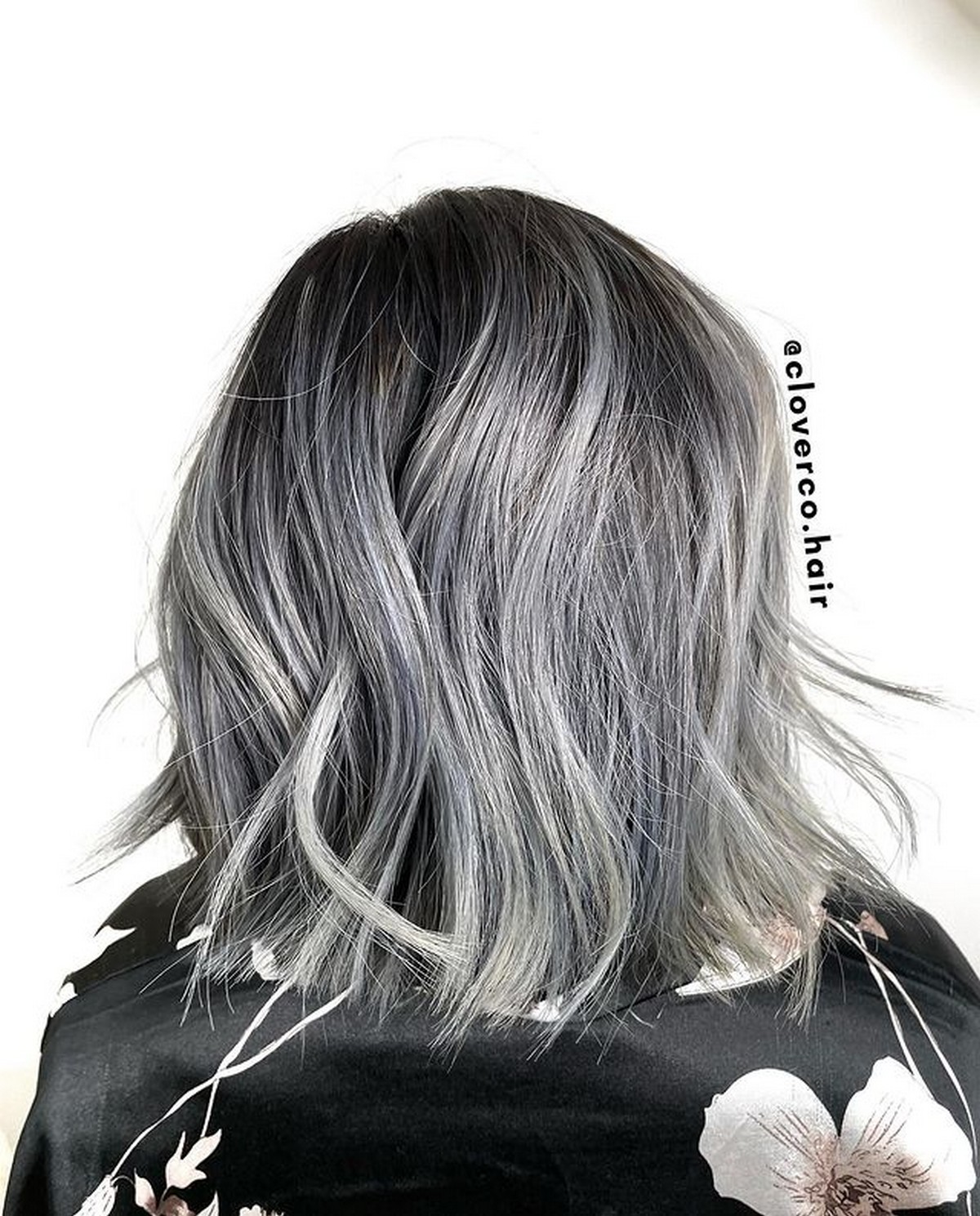 Grey Ash Balayage