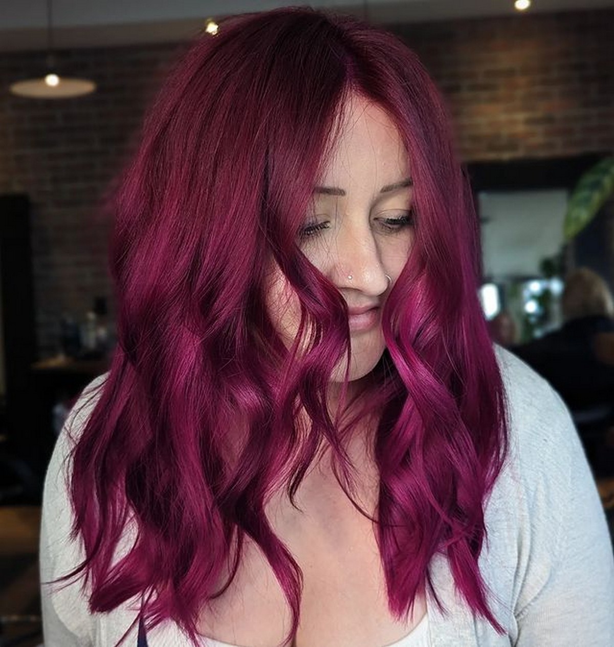 Magenta Hair